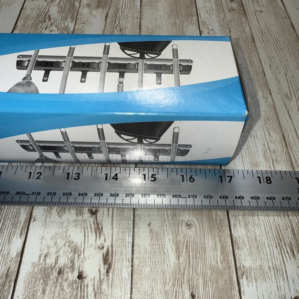 Trueliving Cleaning Tool Wall Holder Storage Rack‎ & Hooks Organizer Space Saver